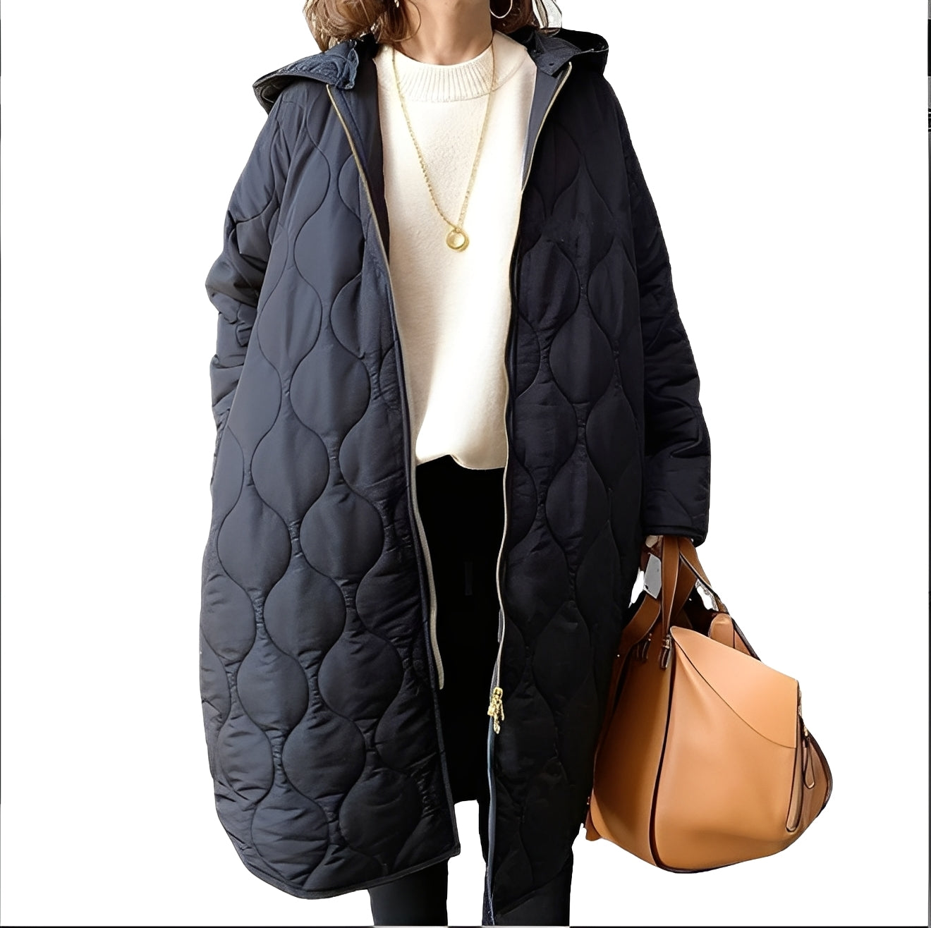 Krystine - Manteau décontracté avec capuche pour femmes