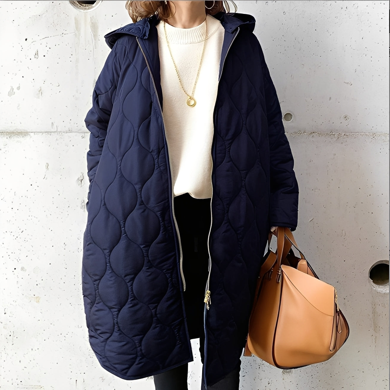 Krystine - Manteau décontracté avec capuche pour femmes