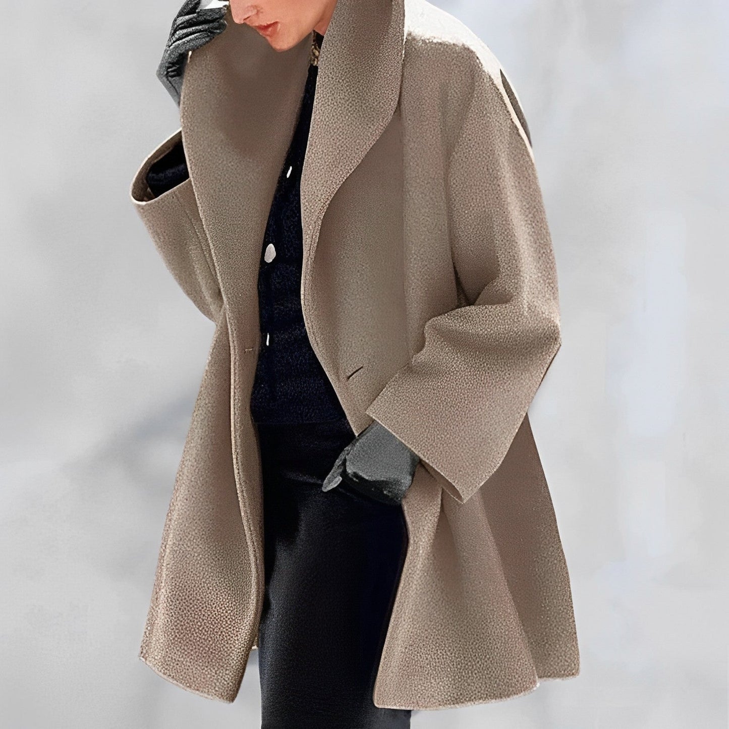 Elian – Élégant manteau en laine pour jours froids