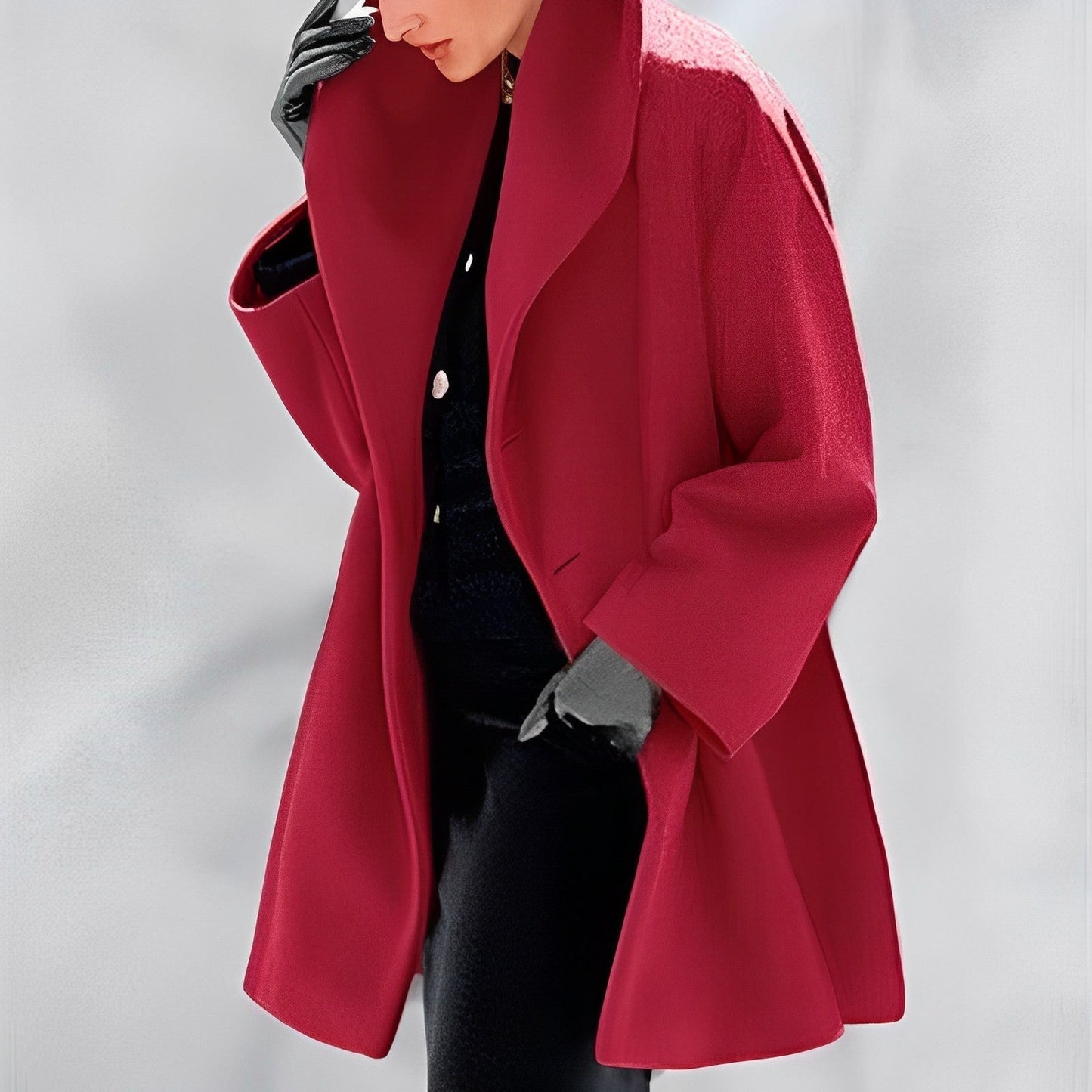 Elian – Élégant manteau en laine pour jours froids
