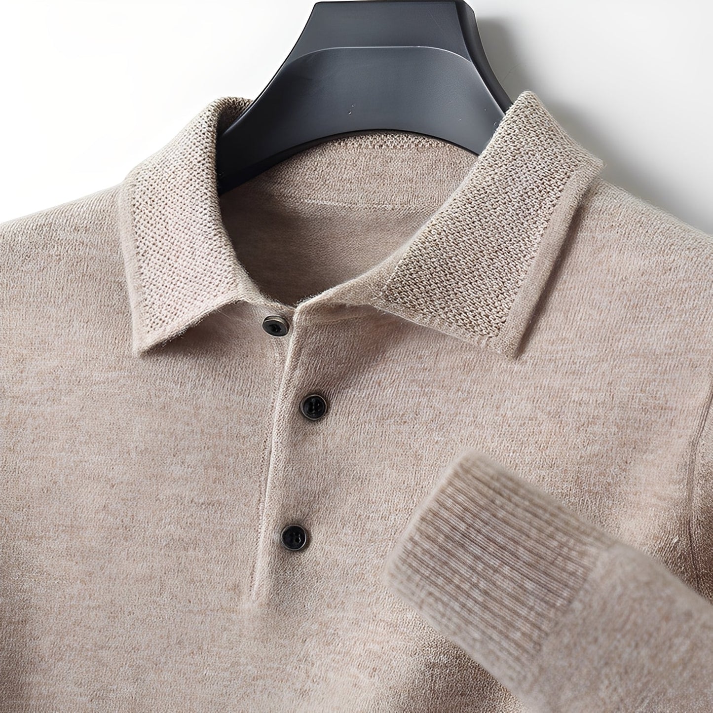 Romilly - Pull Polo en Cachemire Élégant pour Hommes