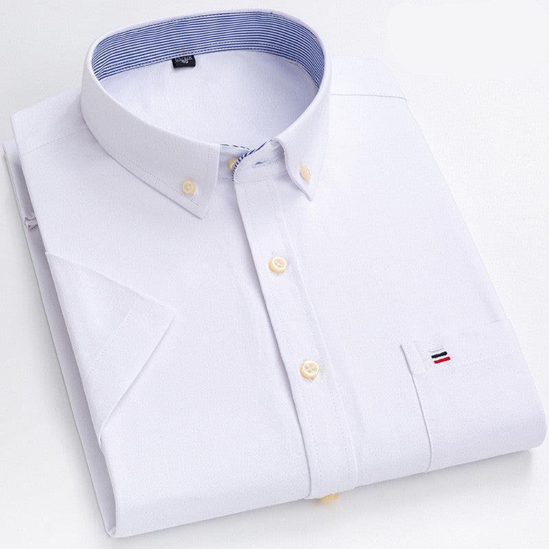 Desmond - Chemise décontractée et douce avec poche sur la poitrine pour hommes