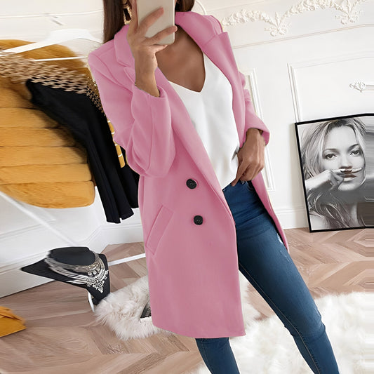 Nichole - Long manteau élégant et chaud pour femmes