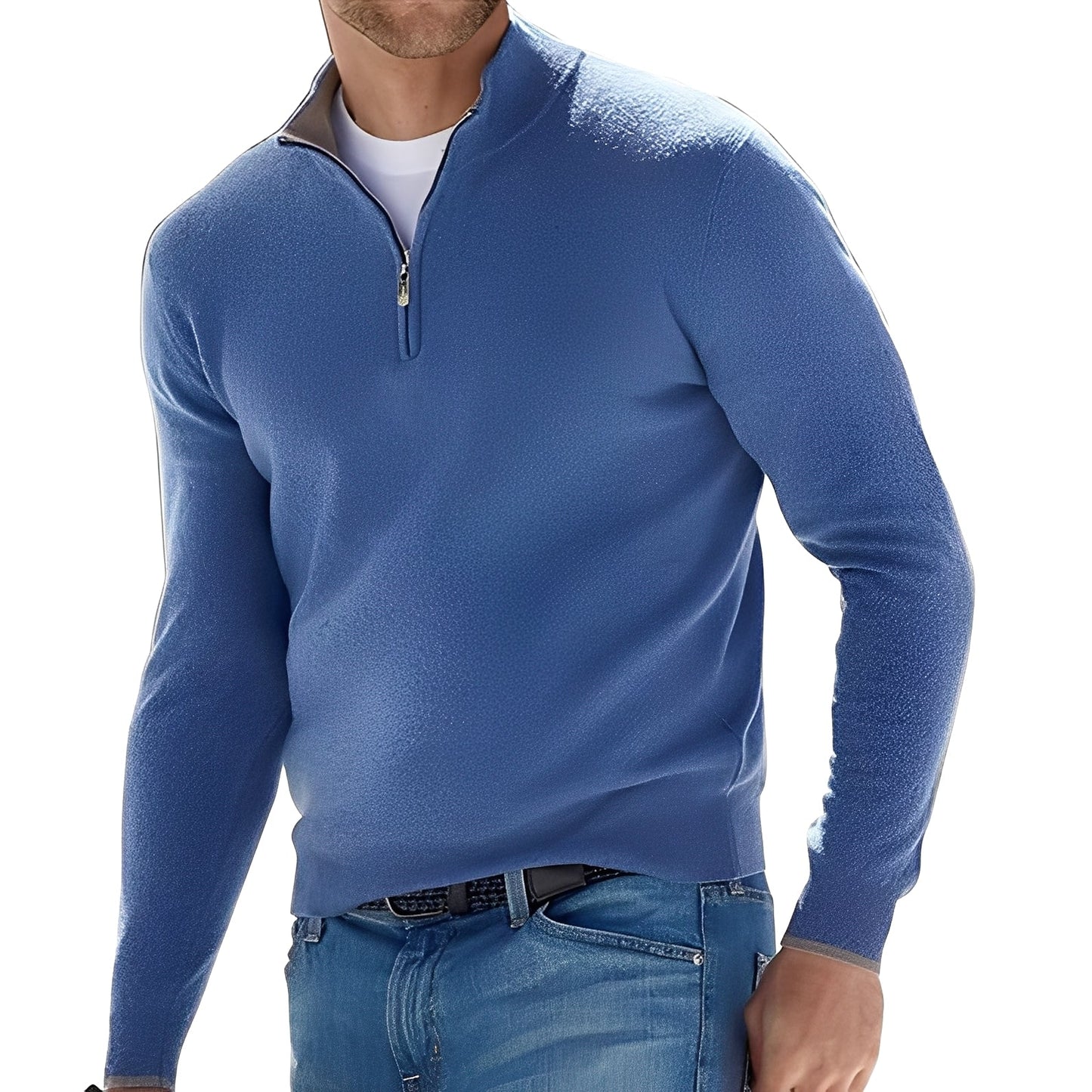 Kennith - Sweat ample à zip pour hommes
