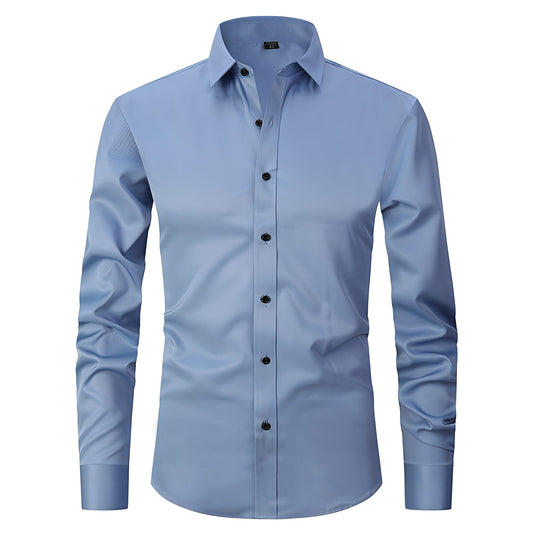 Elton - Chemise homme ajustée et élastique