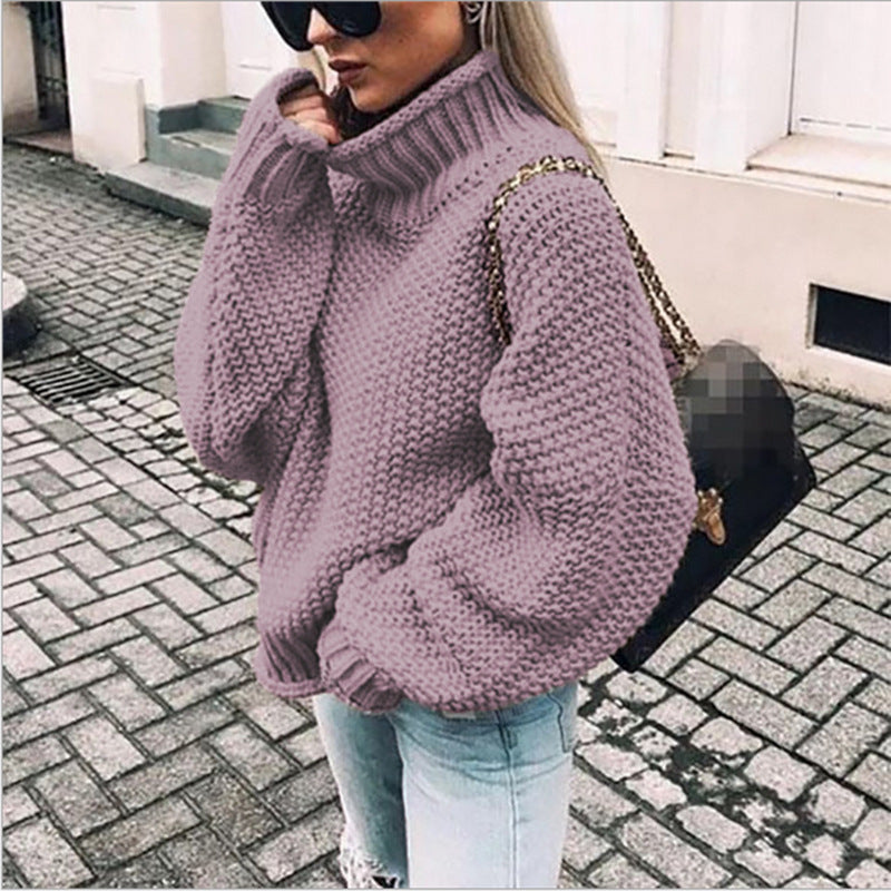 Brooke – Extra épais pull col roulé