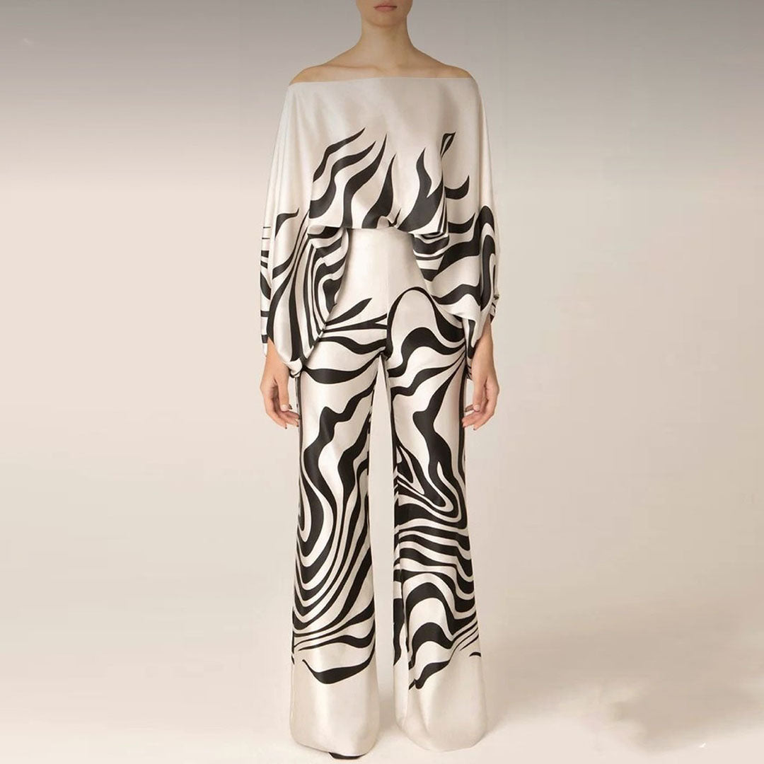 Chiara – Costume en Soie Deux Pièces