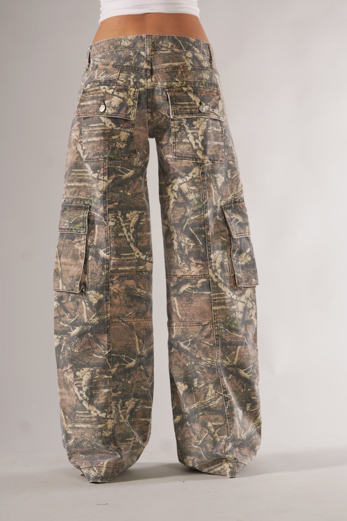 Odette – Pantalon cargo unisexe camouflage