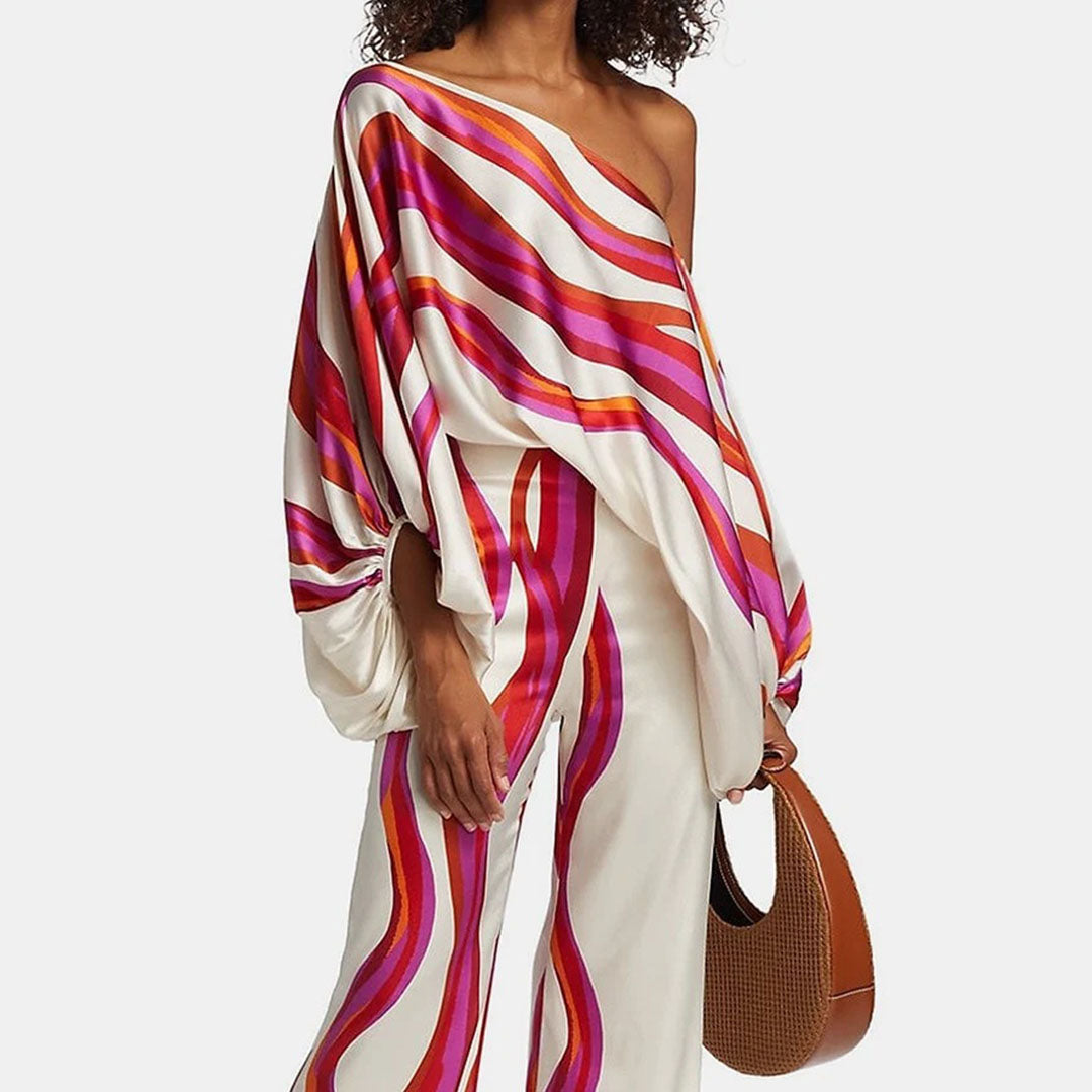 Chiara – Costume en Soie Deux Pièces