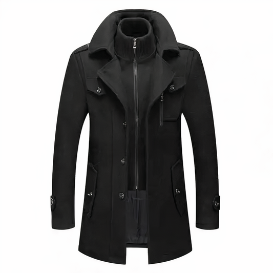 Grayson – Veste à Double Col pour Homme à la Mode
