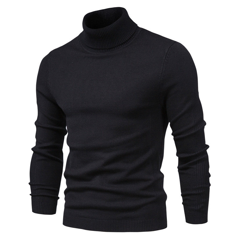 Benedikt – Classique Pull Col Roulé Homme