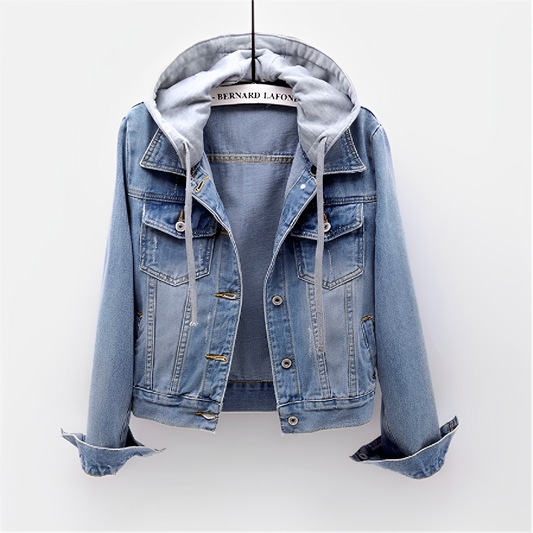 Adah – Veste en jean avec capuche