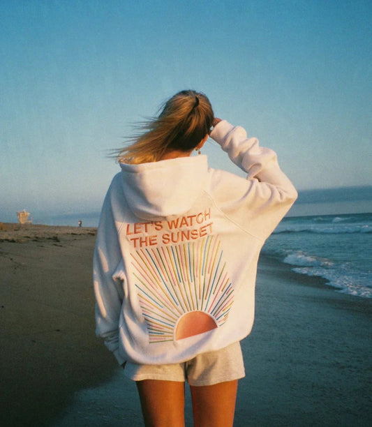 Katie – Coucher de Soleil Hoodie Femmes