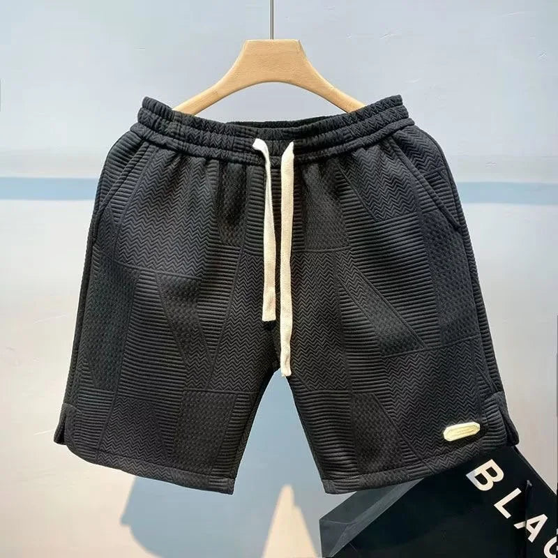 Carl – Shorts homme à motif zigzag