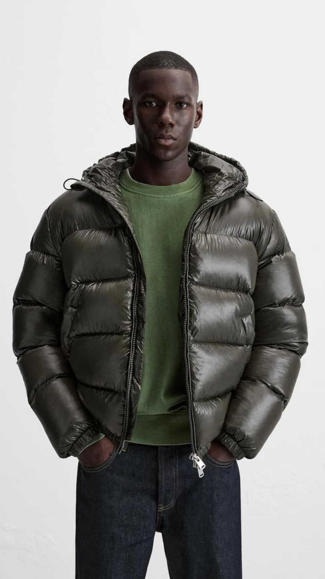 Lorenzo – Manteau Matelassé avec Capuche