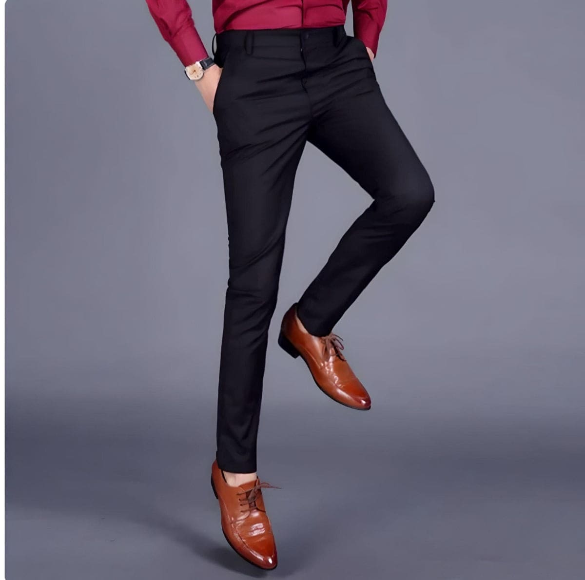 Éric – Pantalon avec taille élastique pour homme