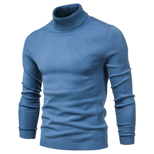 Benedikt – Classique Pull Col Roulé Homme