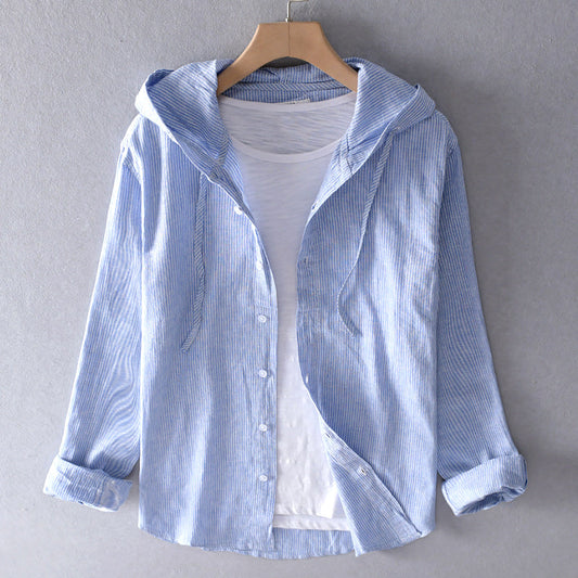 Brie – Légère Chemise à Capuche