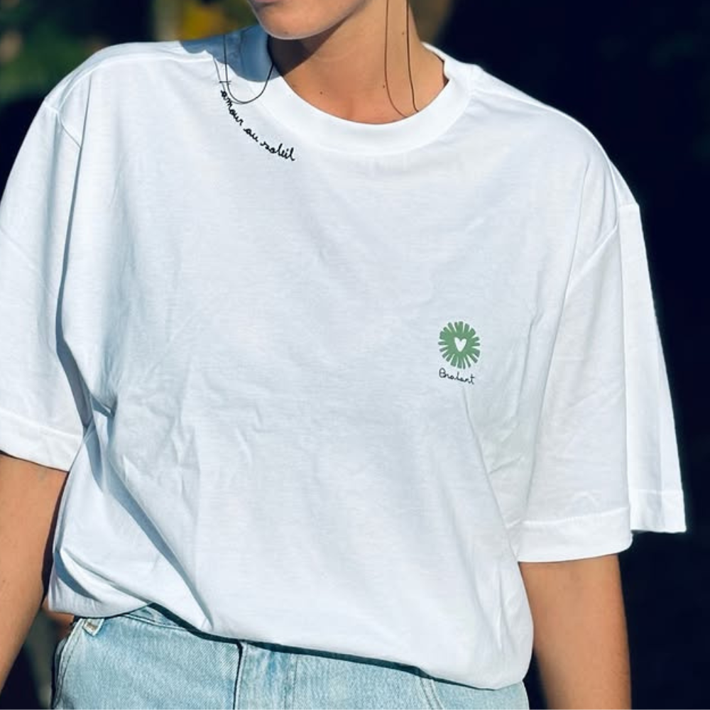 T-shirt Oversize Minimaliste à Motif