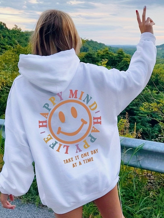 Un Jour – Hoodie Statement Stylé en Coton