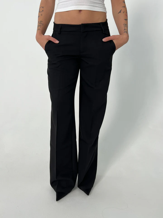 Vittoria – Pantalons Hauts avec Jambes Larges et Poches