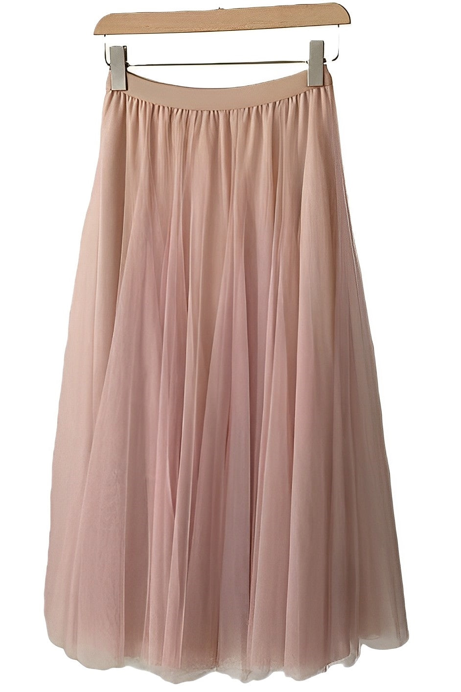 Maleah – Jupe midi plissée en tulle