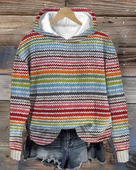 Maacah – Hoodie avec manches colorées