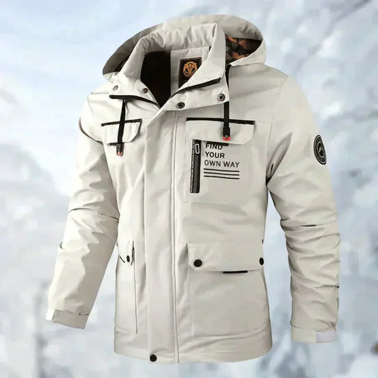 Luke – Manteau Étanche en Titane