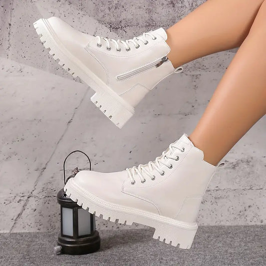 Keelin – Bottes à plateforme avec peluche