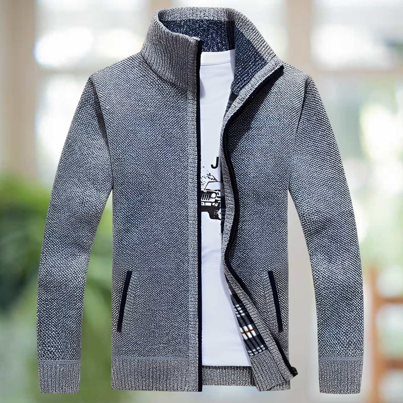 Iker – Gilet en maille doublé pour hommes