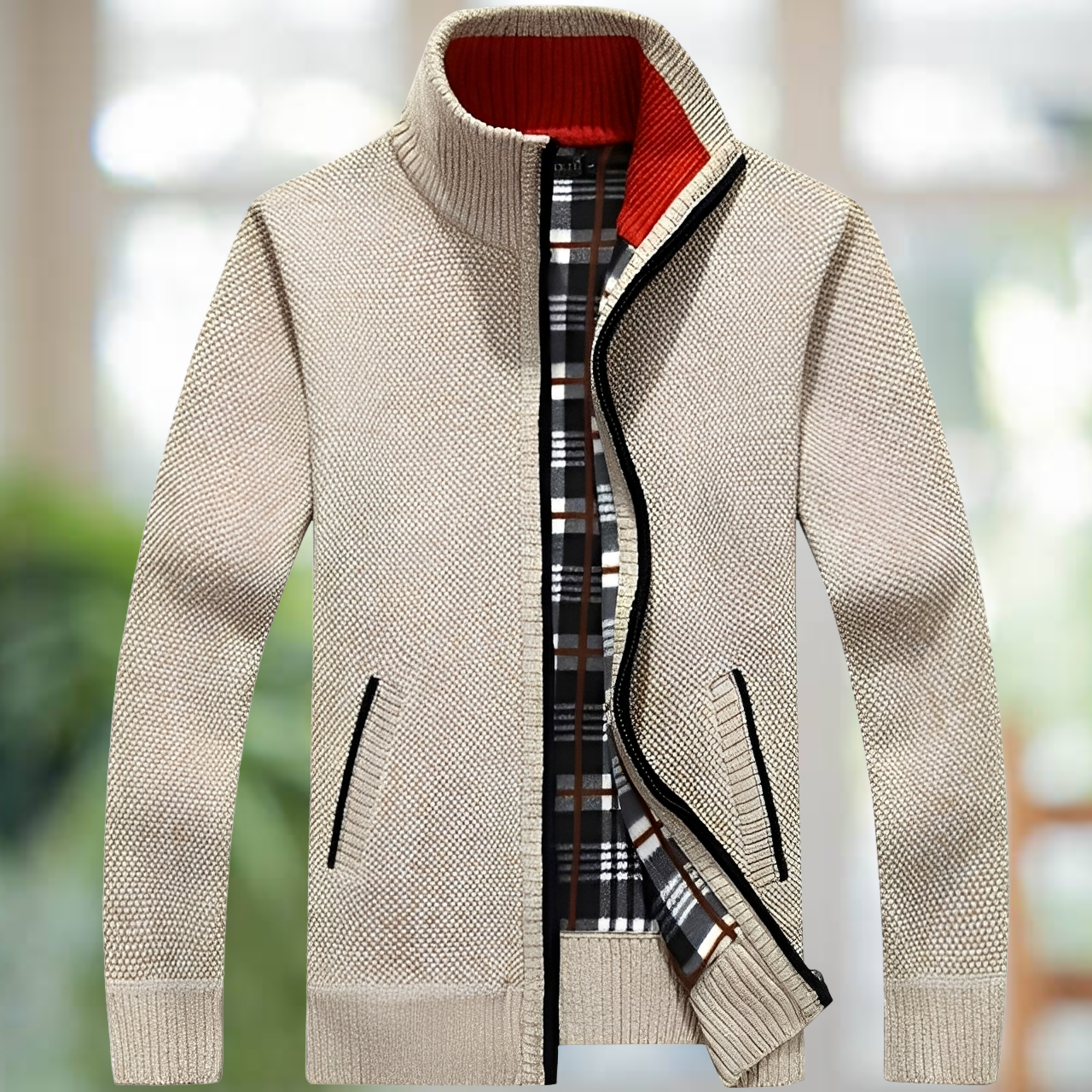 Iker – Gilet en maille doublé pour hommes
