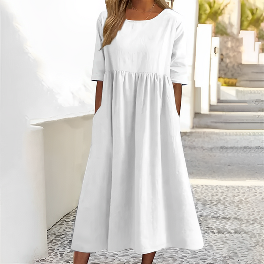 Niva – Robe midi légère pour jours chauds