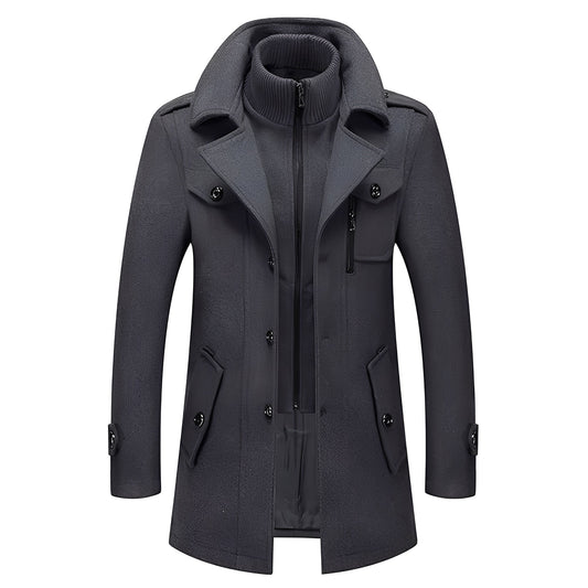 Jerald - Grand manteau élégant pour hommes