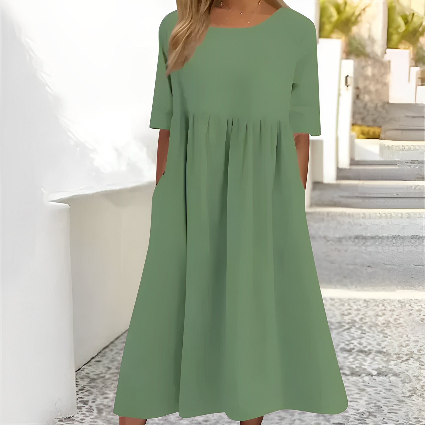 Niva – Robe midi légère pour jours chauds