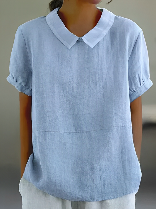 Alina – Blouse Légère avec Col