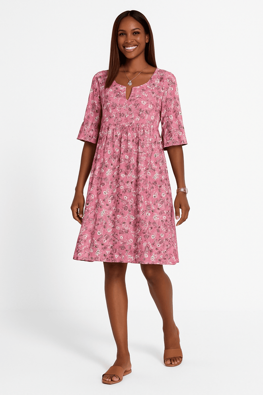Annalena – Robe fleurie au style féminin