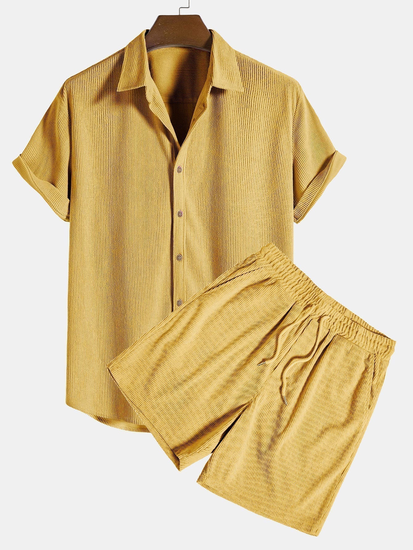Klaus – Chemise Courte et Ensemble de Shorts avec Structure