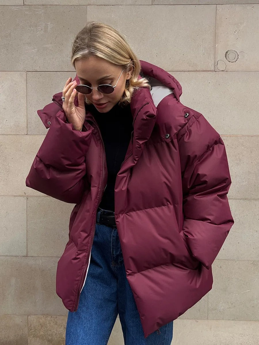 Renata – Courte veste femme avec capuche