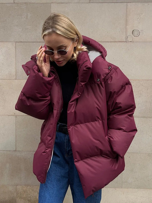 Renata – Courte veste femme avec capuche